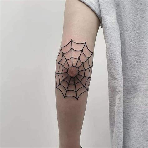 spider web tattoo